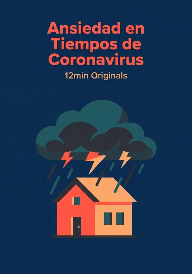 Portada del libro Ansiedad en Tiempos de Coronavirus, de 12min Originals — resumen crítico y reseña en 12min