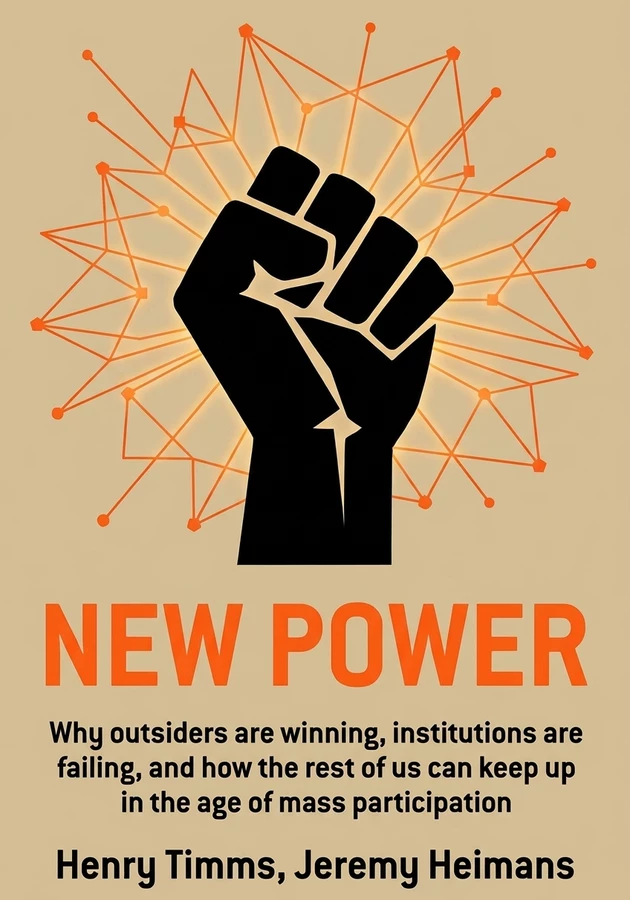Book cover of New Power by Henry Timms — critical summary review on 12min