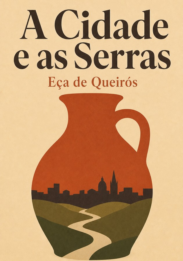 Capa do livro A Cidade e as Serras, de Eça de Queirós — resumo e resenha crítica no 12min