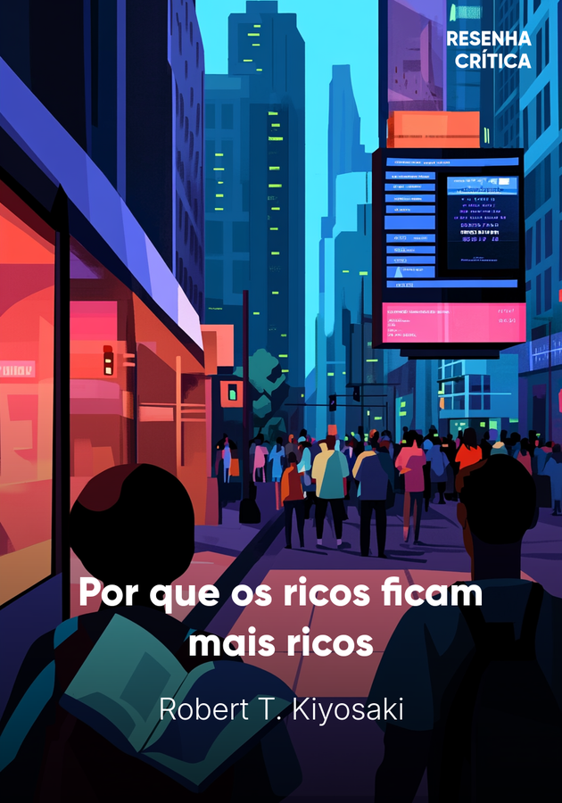 Capa do livro Por que os ricos ficam mais ricos, de Robert T. Kiyosaki — resumo e resenha crítica no 12min