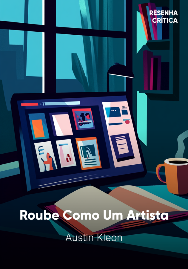 Capa do livro Roube Como Um Artista, de Austin Kleon — resumo e resenha crítica no 12min