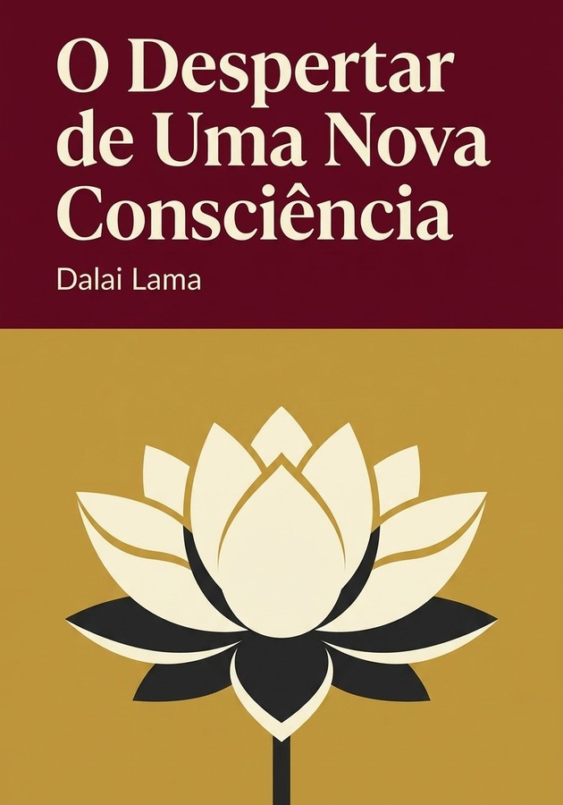 Capa do livro O Despertar de Uma Nova Consciência, de Dalai Lama — resumo e resenha crítica no 12min