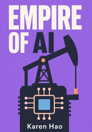 Capa do livro Empire of AI, de Karen Hao — resumo e resenha crítica no 12min