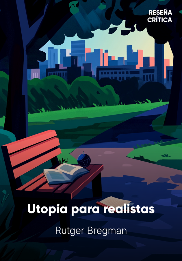 Portada del libro Utopía para realistas, de Rutger Bregman — resumen crítico y reseña en 12min