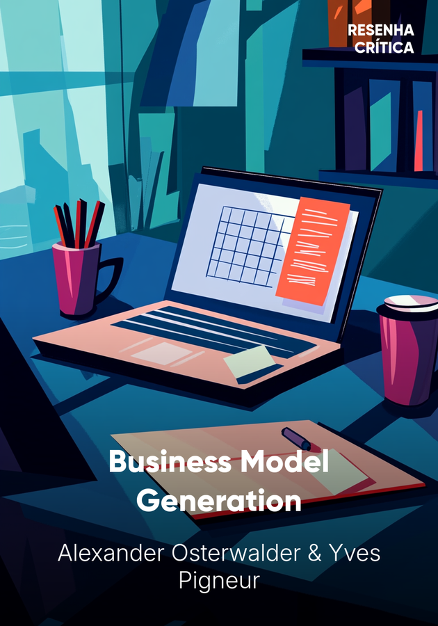 Capa do livro Business Model Generation, de Alexander Osterwalder — resumo e resenha crítica no 12min