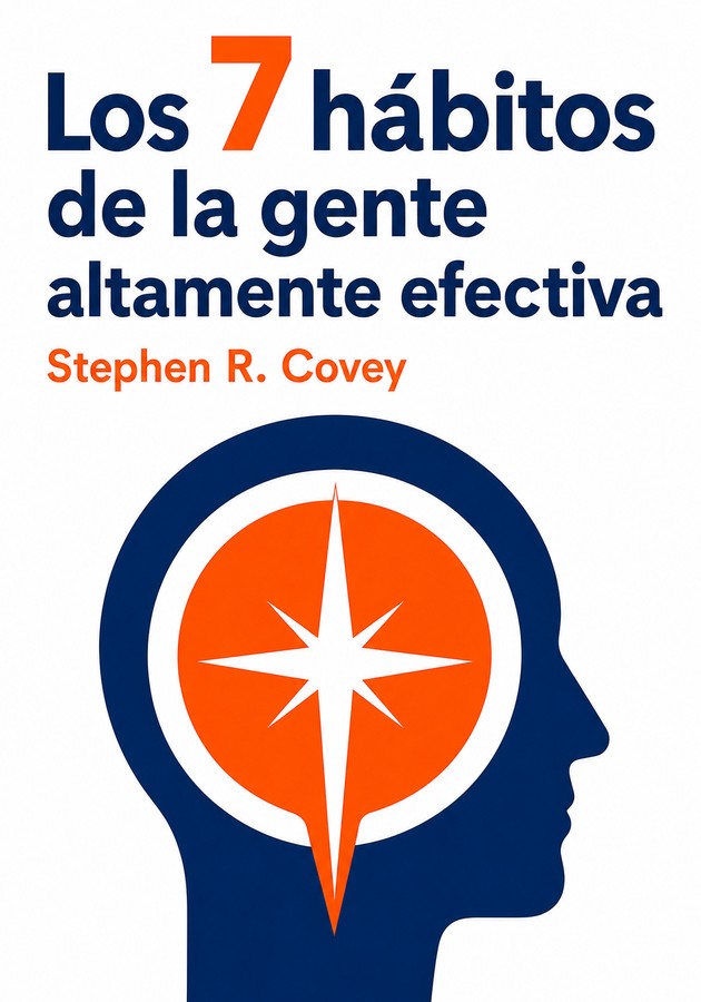 Portada del libro Los 7 hábitos de la gente altamente efectiva, de Stephen R. Covey — resumen crítico y reseña en 12min