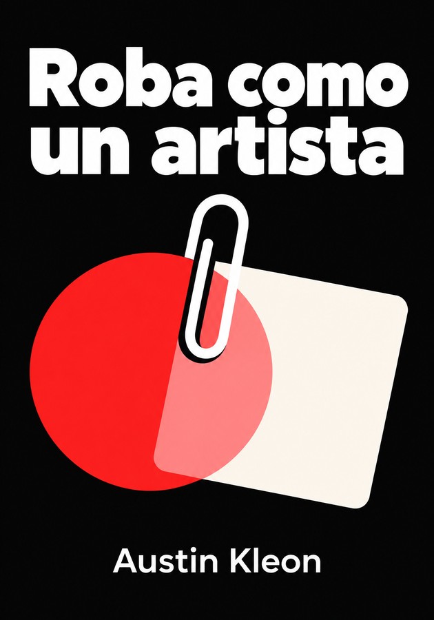 Portada del libro Roba como un artista, de Austin Kleon — resumen crítico y reseña en 12min