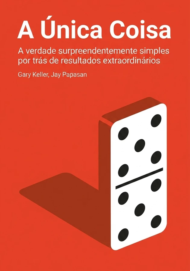 Capa do livro A Única Coisa, de Gary Keller & Jay Papasan — resumo e resenha crítica no 12min