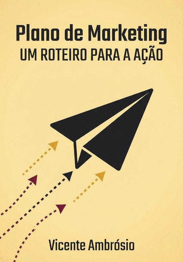 Capa do livro Plano de Marketing , de Vicente Ambrósio — resumo e resenha crítica no 12min