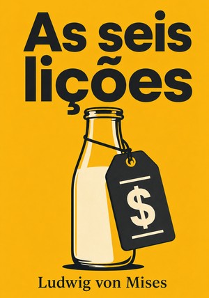 Capa do livro As seis lições, de Ludwig von Mises — resumo e resenha crítica no 12min