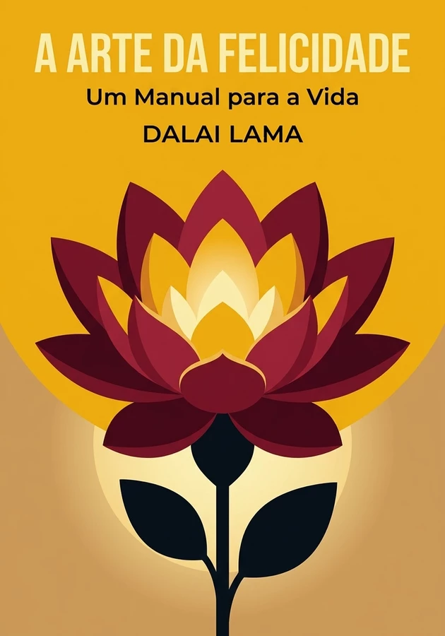 Capa do livro A Arte da Felicidade, de Dalai Lama — resumo e resenha crítica no 12min