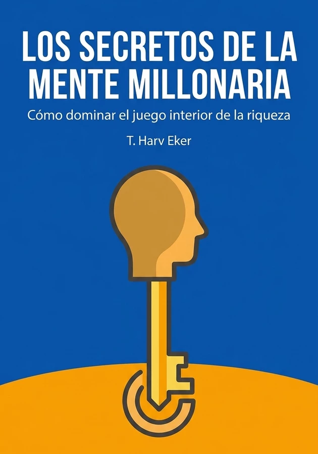 Portada del libro Los secretos de la mente millonaria, de T. Harv Eker — resumen crítico y reseña en 12min