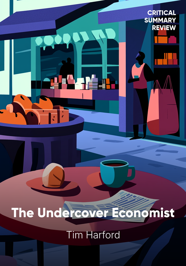 Book cover of The Undercover Economist by Tim Harford — critical summary review on 12min