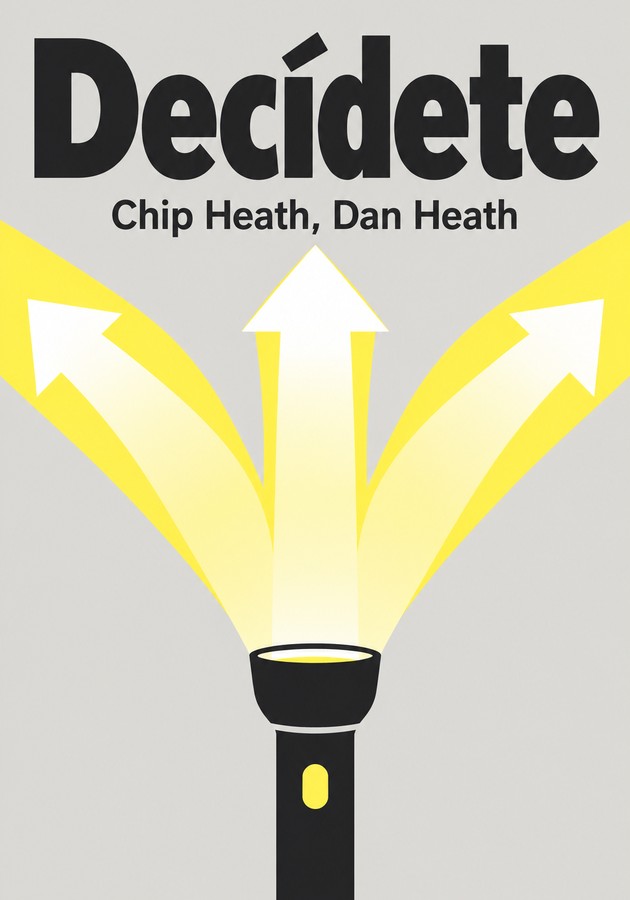 Portada del libro Decídete, de Dan Heath — resumen crítico y reseña en 12min