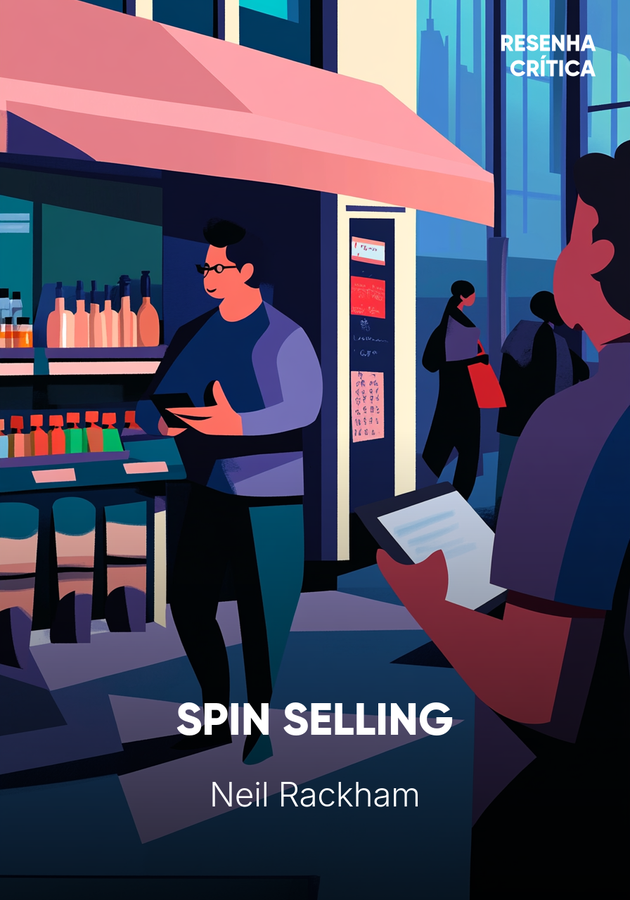 Portada del libro SPIN SELLING, de Neil Rackham — resumen crítico y reseña en 12min