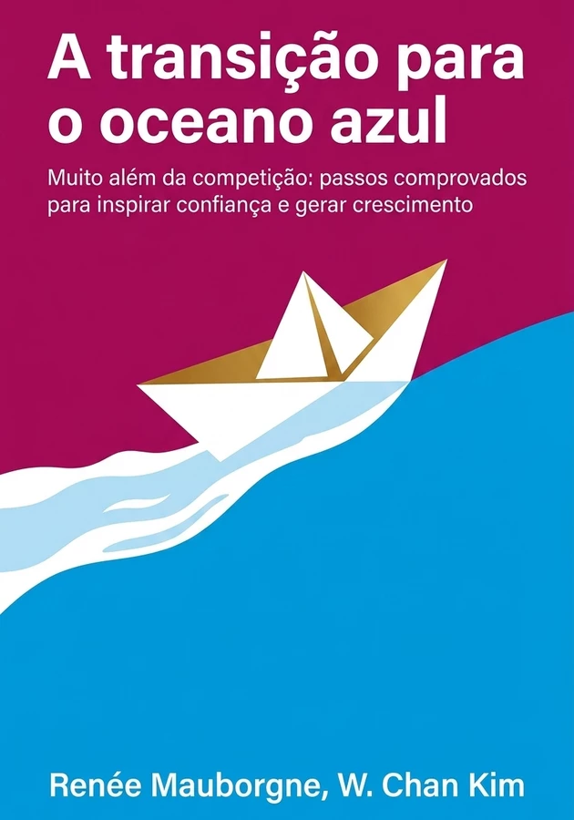 Capa do livro A transição para o oceano azul, de W. Chan Kim — resumo e resenha crítica no 12min