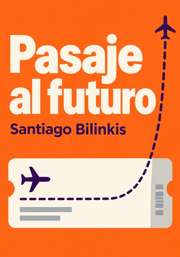 Portada del libro Pasaje al futuro, de Santiago Bilinkis — resumen crítico y reseña en 12min