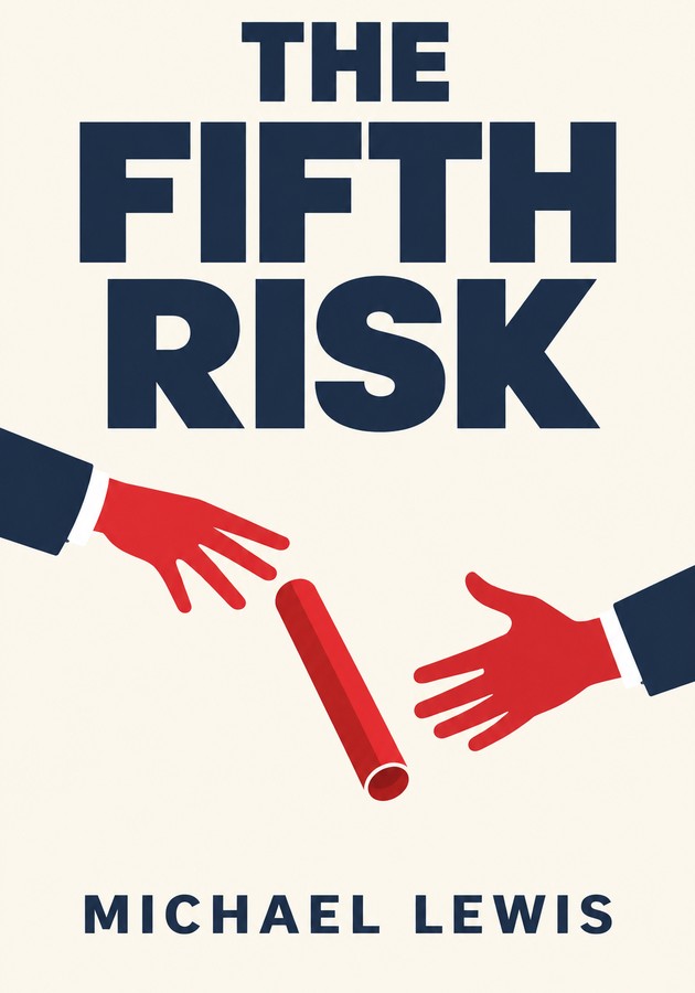 Book cover of The Fifth Risk  by Michael Lewis — critical summary review on 12min