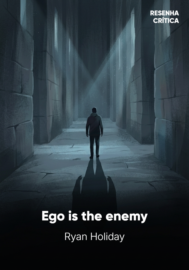 Book cover of Ego is the enemy by Ryan Holiday — critical summary review on 12min