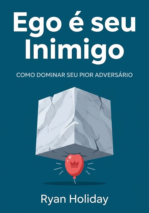 Capa do livro Ego é seu Inimigo, de Ryan Holiday — resumo e resenha crítica no 12min