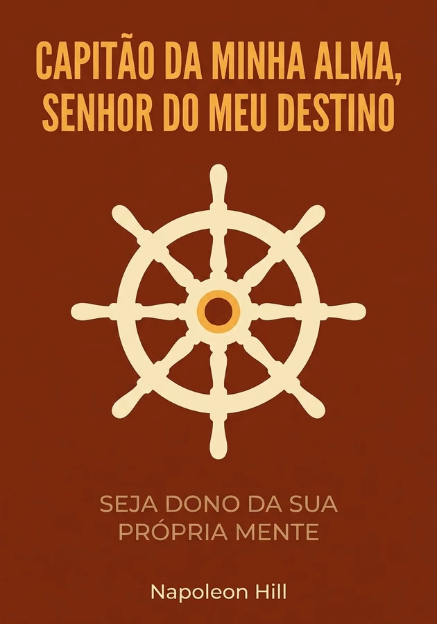 Capa do livro Capitão da minha alma, senhor do meu destino, de Napoleon Hill — resumo e resenha crítica no 12min
