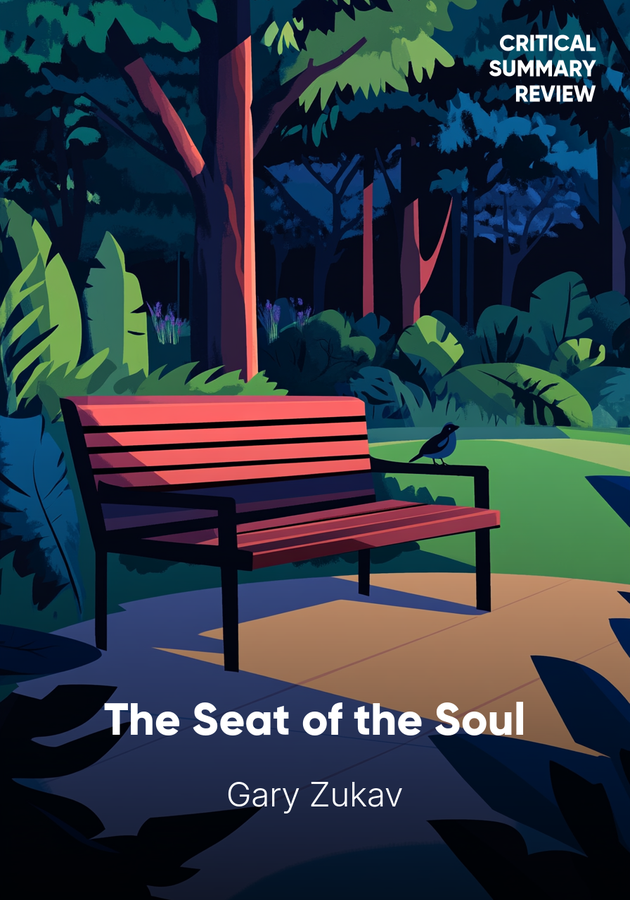 Book cover of The Seat of the Soul by Gary Zukav — critical summary review on 12min