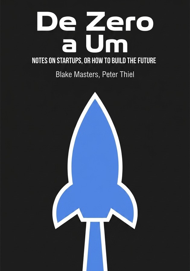Capa do livro De Zero a Um, de Blake Masters — resumo e resenha crítica no 12min