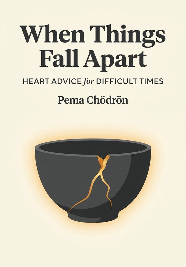 Book cover of When Things Fall Apart by Pema Chödrön — critical summary review on 12min