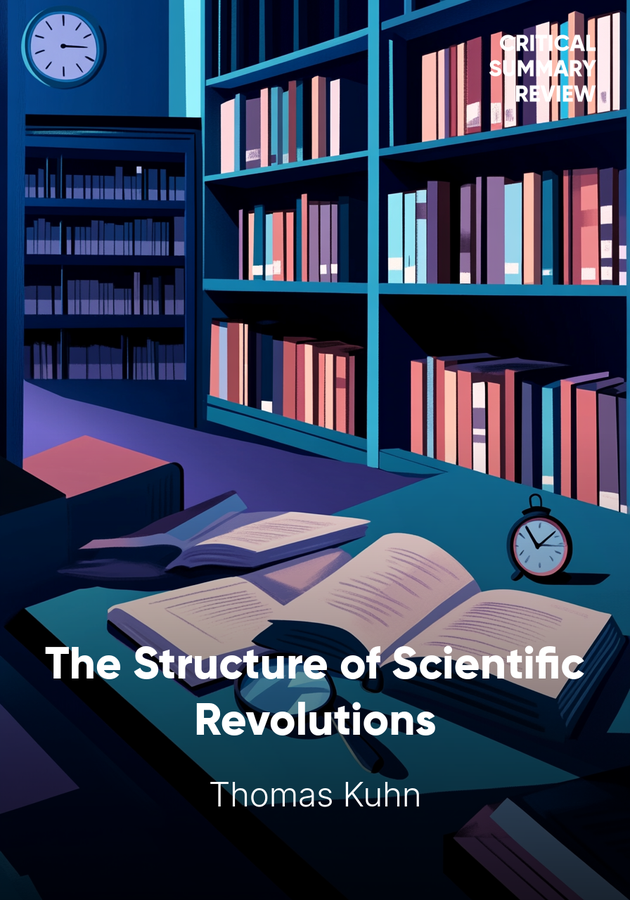 Book cover of The Structure of Scientific Revolutions by Thomas Kuhn — critical summary review on 12min