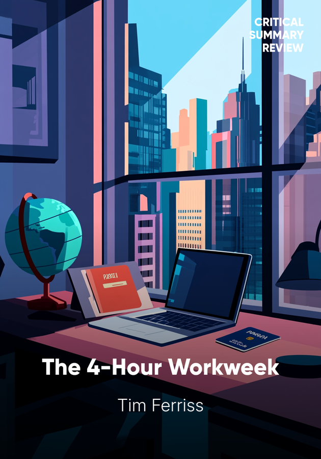 Book cover of The 4 Hour Workweek by Tim Ferriss — critical summary review on 12min