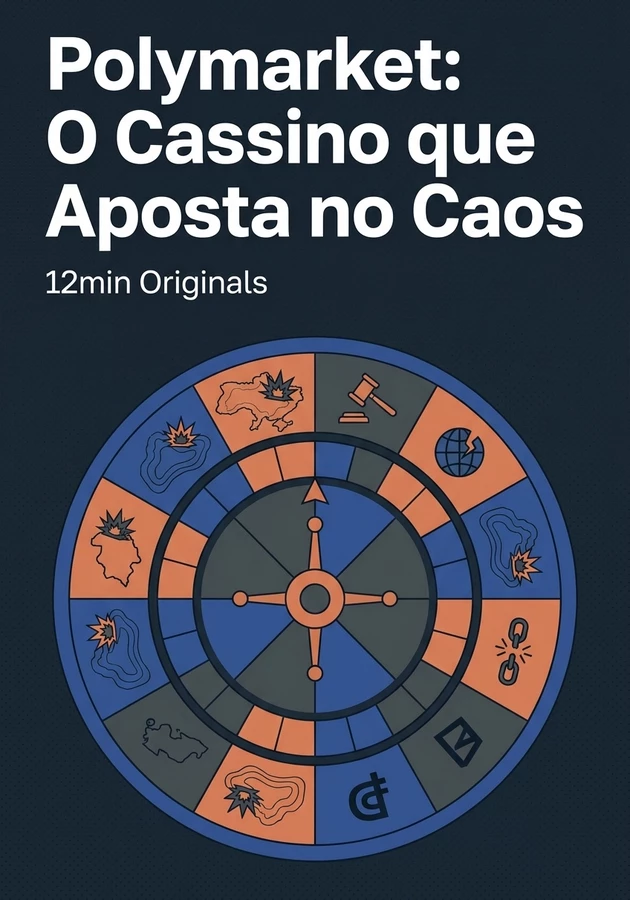 Capa do livro Polymarket: O Cassino que Aposta no Caos, de 12min Originals — resumo e resenha crítica no 12min