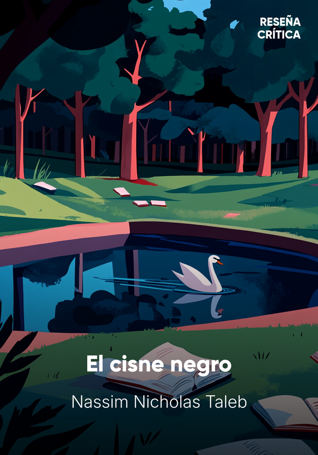 Portada del libro El cisne negro, de Nassim Nicholas Taleb — resumen crítico y reseña en 12min