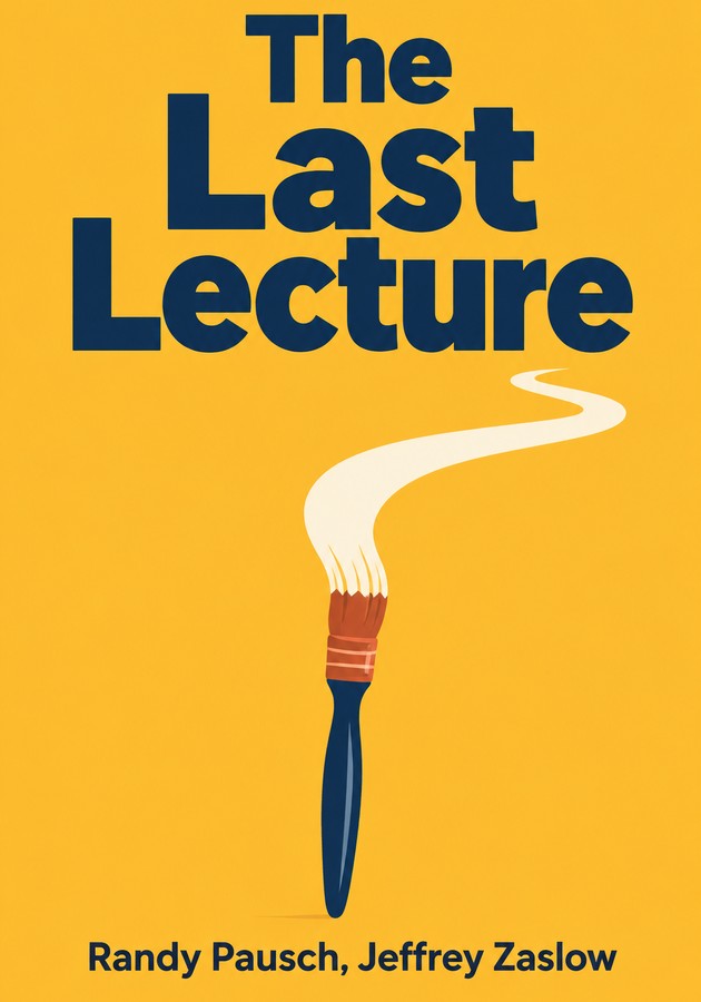 Book cover of The Last Lecture by Randy Pausch — critical summary review on 12min