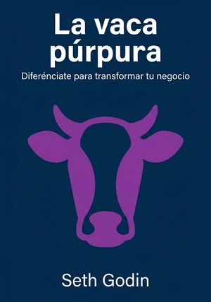 Portada del libro La vaca púrpura, de Seth Godin — resumen crítico y reseña en 12min