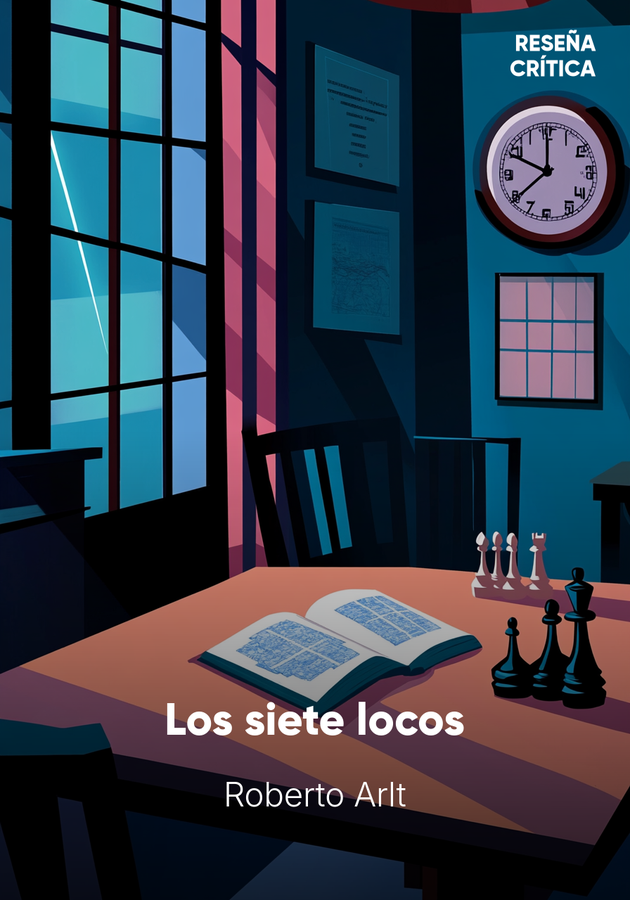 Portada del libro Los siete locos, de Roberto Arlt — resumen crítico y reseña en 12min