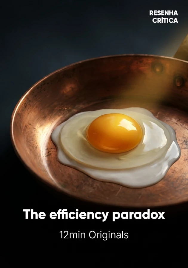 Book cover of The efficiency paradox by 12min Originals — critical summary review on 12min