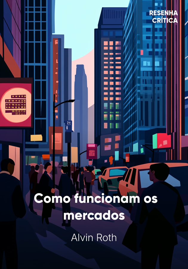 Capa do livro  Como funcionam os mercados, de Alvin Roth — resumo e resenha crítica no 12min