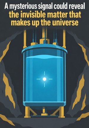 Book cover of A mysterious signal could reveal the invisible matter that makes up the universe by 12min Originals — critical summary review on 12min