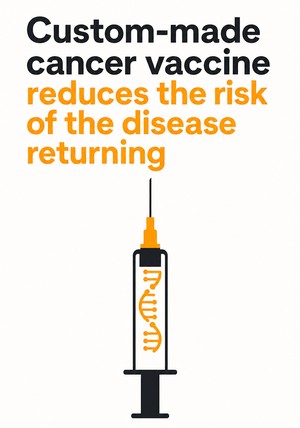 Book cover of Custom-made cancer vaccine reduces the risk of the disease returning by 12min Originals — critical summary review on 12min