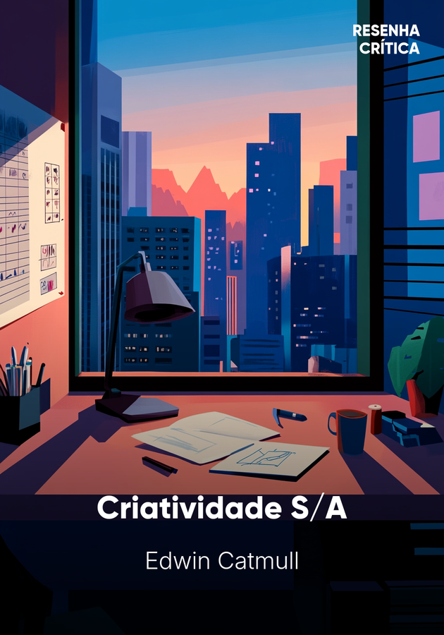 Capa do livro Criatividade S/A, de Edwin Catmull — resumo e resenha crítica no 12min
