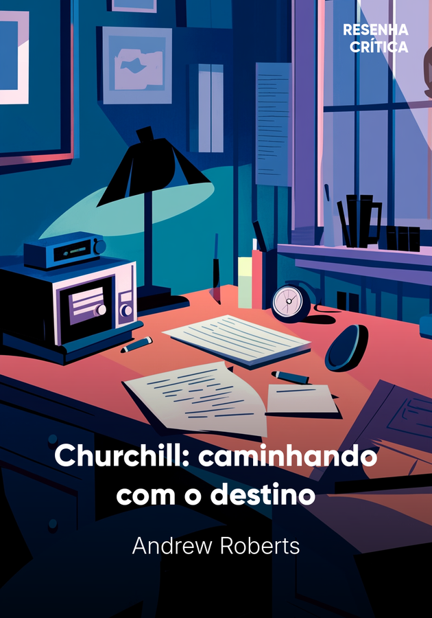 Capa do livro Churchill: caminhando com o destino, de Andrew Roberts — resumo e resenha crítica no 12min