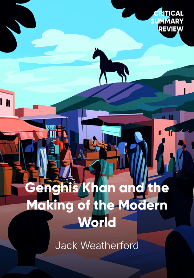 Book cover of Genghis Khan and the Making of the Modern World by Jack Weatherford — critical summary review on 12min
