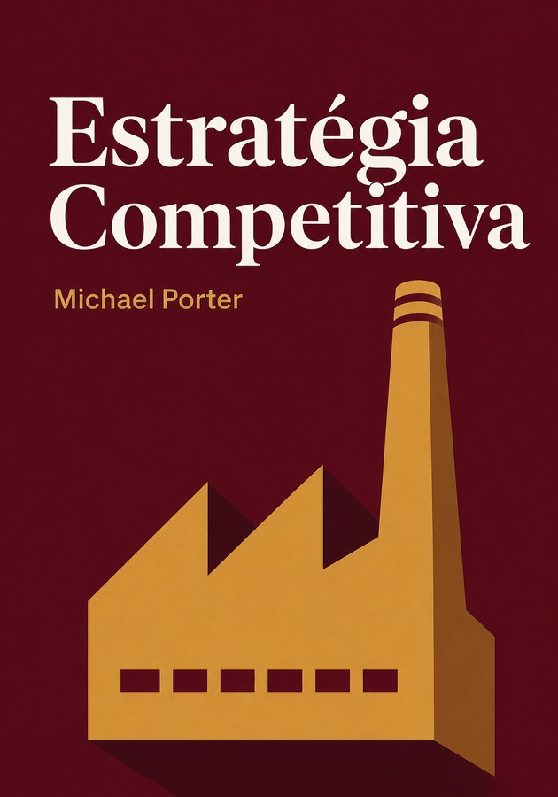 Capa do livro Estratégia Competitiva, de Michael Porter — resumo e resenha crítica no 12min