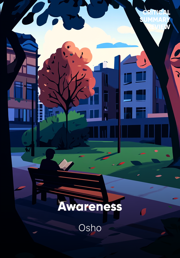 Book cover of Awareness by Osho — critical summary review on 12min