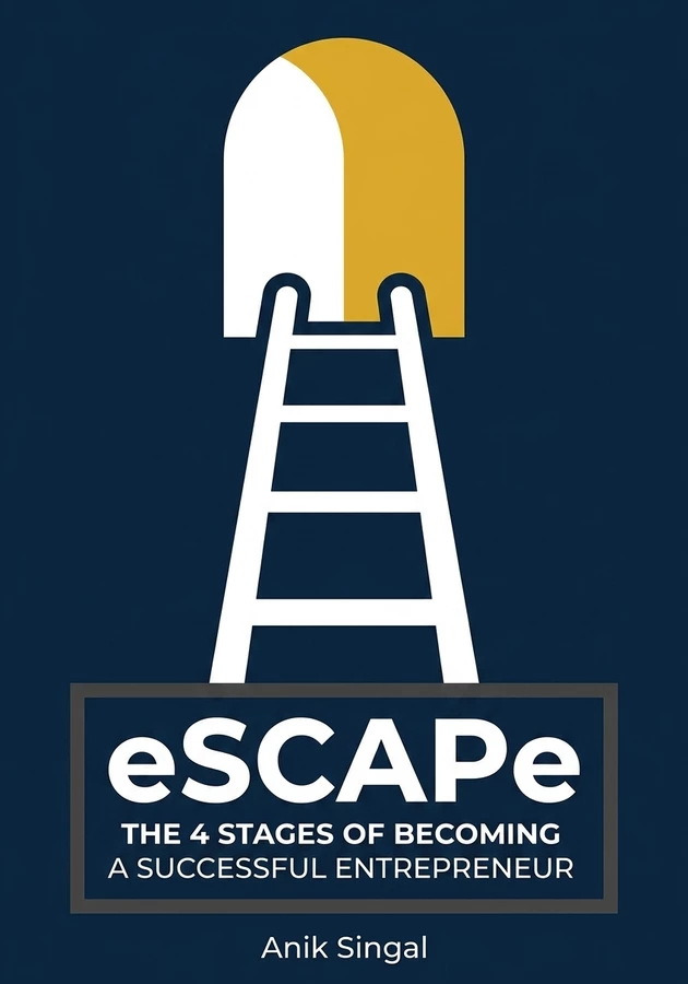 Book cover of eSCAPe by Anik Singal — critical summary review on 12min