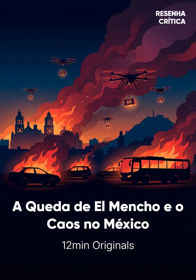 Capa do livro  A Queda de El Mencho e o Caos no México, de 12min Originals — resumo e resenha crítica no 12min