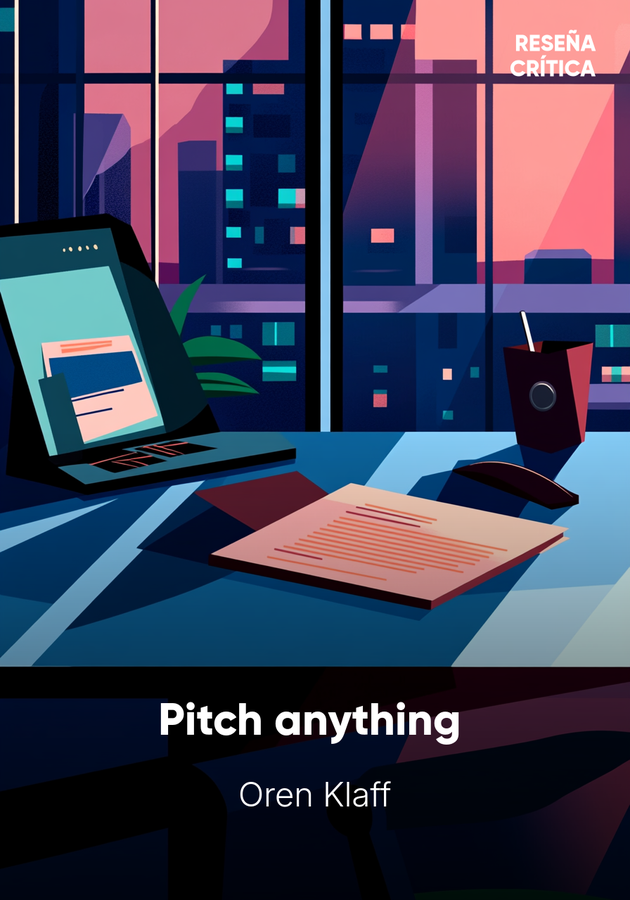 Portada del libro Pitch anything , de Oren Klaff — resumen crítico y reseña en 12min