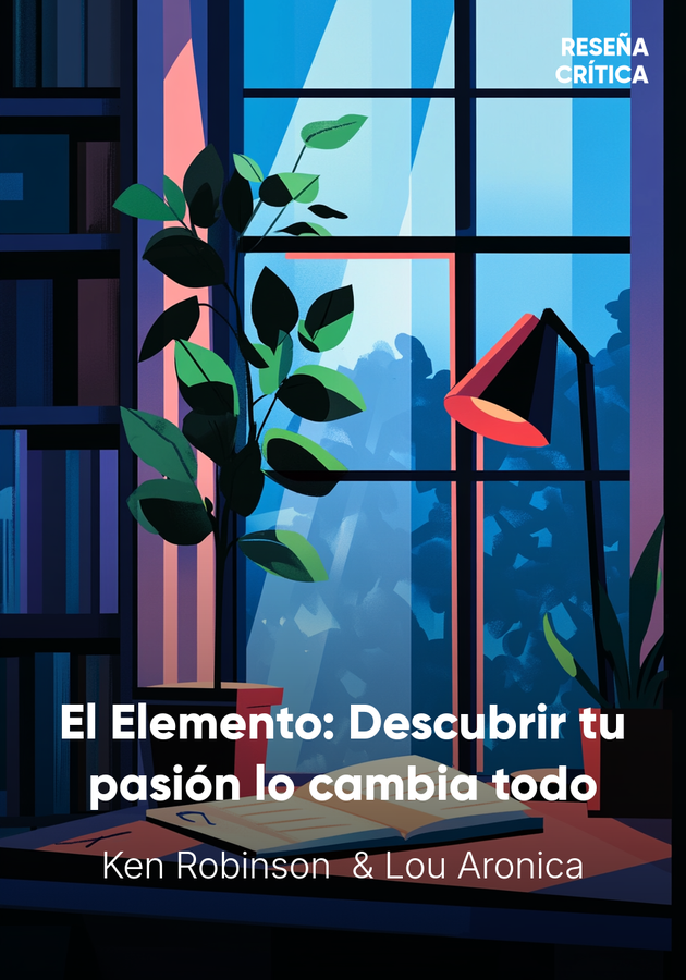 Portada del libro El Elemento: Descubrir tu pasión lo cambia todo, de Ken Robinson & Lou Aronica — resumen crítico y reseña en 12min