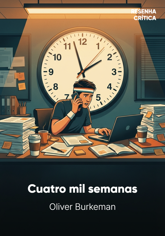 Portada del libro Cuatro mil semanas, de Oliver Burkeman  — resumen crítico y reseña en 12min