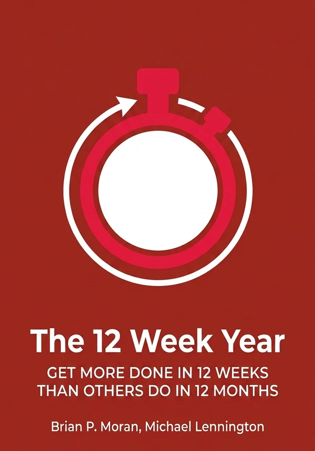 Capa do livro The 12 Week Year, de Brian P. Moran — resumo e resenha crítica no 12min